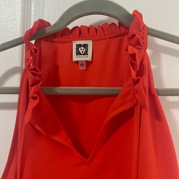 Anne Klein Vibrant coral orange/reddish Tank Top - Picture 3 of 5